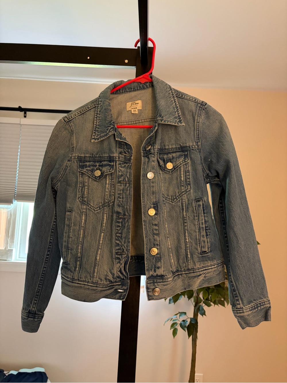 Old Navy Blue Denim Jacket with Button Front